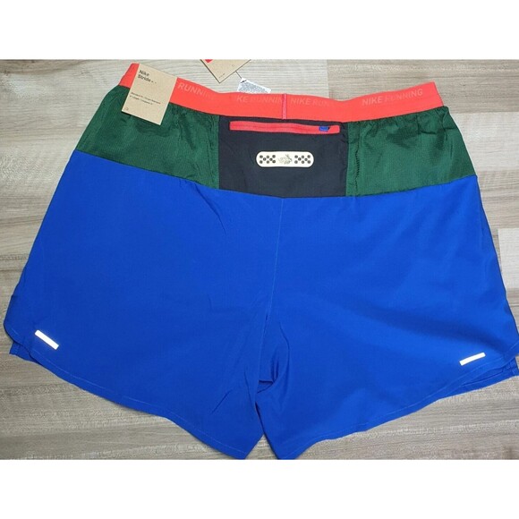 Nike Stride Dri-FIT 5" Brief Lined Running Shorts Blue  Men's XXL HF4562-480 NEW - Picture 9 of 9